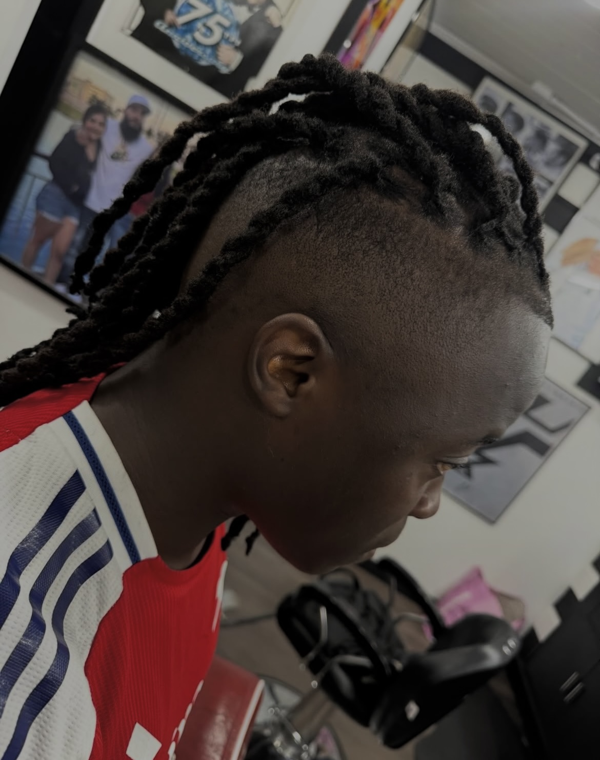 Twists with a sharp fade on the sides